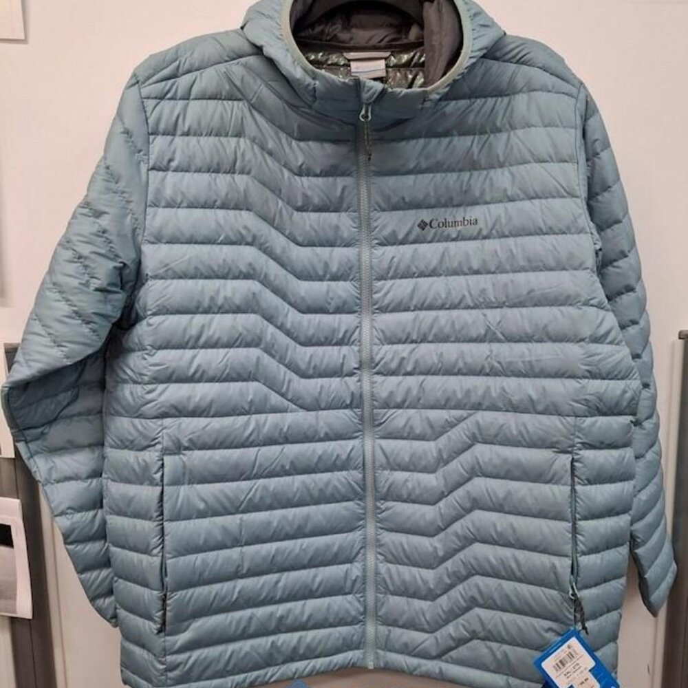 Columbia mens down jacket XXL NWT